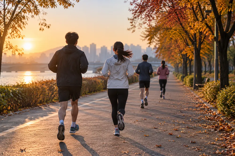 2026 서울 러너스 페스티벌 10월 24일｜집결 시간·참가 확인·준비물 관련 사진풍 설명 이미지 1 · AI 제작